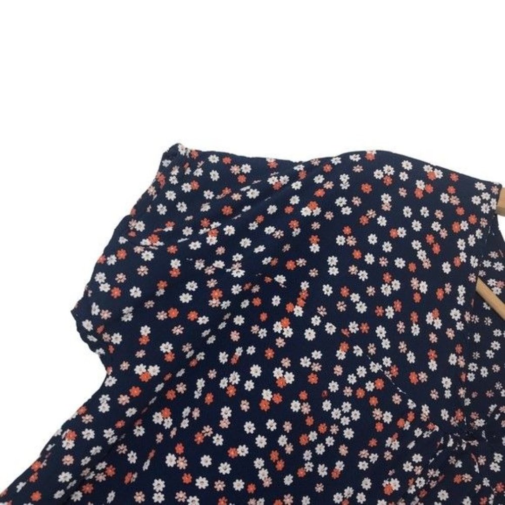 MADEWELL High Low Rhyme Top In Baby Floral Bengali Size X-Small - Picture 8 of 14